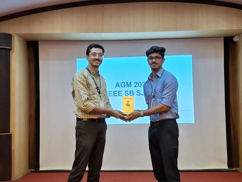 Appointed Webmaster & Vice Chair · IEEE SB SJCET SIGHT