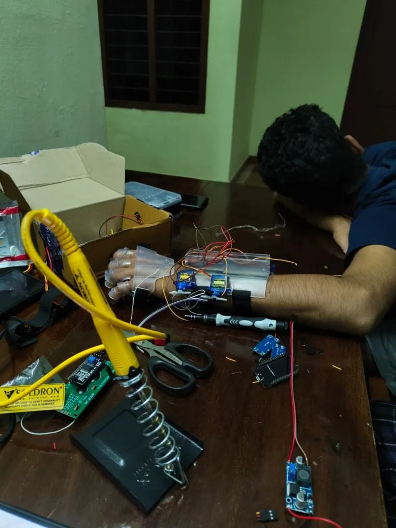 RehabGlove — Late-Night Build